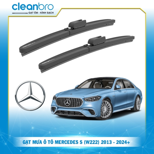 Gạt mưa ô tô hiệu ứng lá sen Mercedes S Class (W222) [2013 - 2024+]