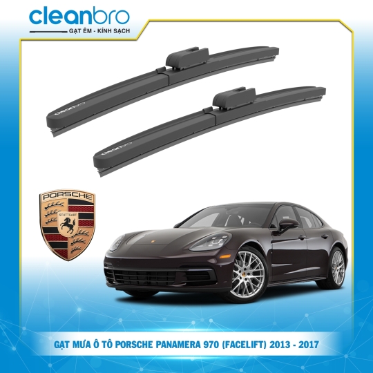 Gạt mưa ô tô hiệu ứng lá sen Porsche Panamera  970 (facelift) [2013 - 2017]