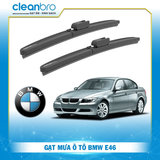 Gạt mưa ô tô hiệu ứng lá sen BMW E46