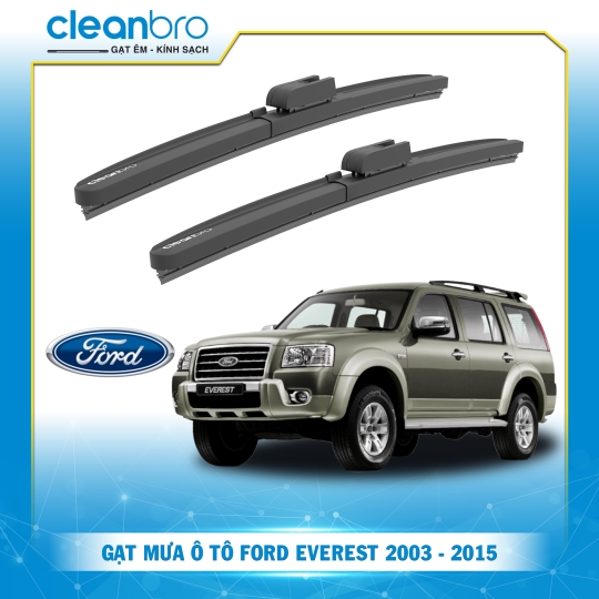 Gạt mưa ô tô hiệu ứng lá sen Ford Everest [2003-2015]