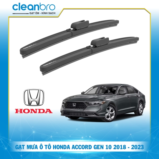 Gạt mưa ô tô hiệu ứng lá sen Honda Accord Gen 10 [2018-2023+]