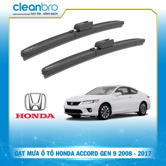 Gạt mưa ô tô hiệu ứng lá sen Honda Accord Gen 9 [2008-2017]