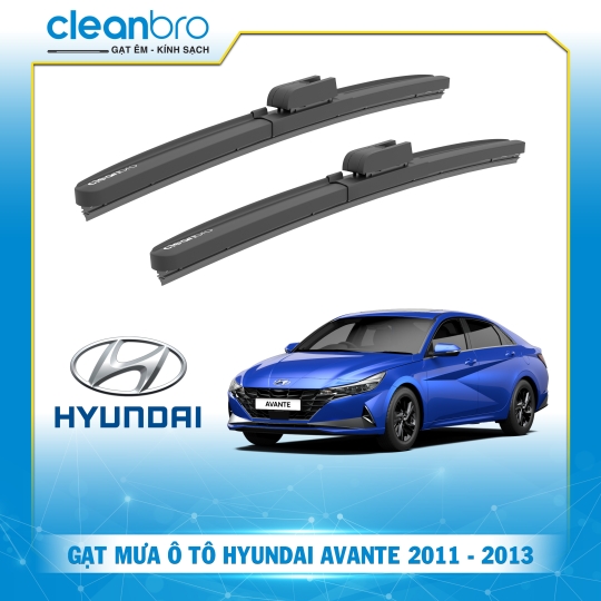 Gạt mưa ô tô hiệu ứng lá sen Hyundai Avante [2011-2013]