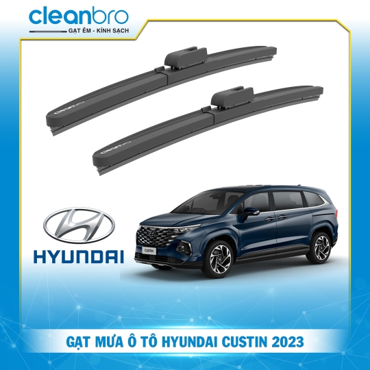 Gạt mưa ô tô hiệu ứng lá sen Hyundai Custin [2023+]