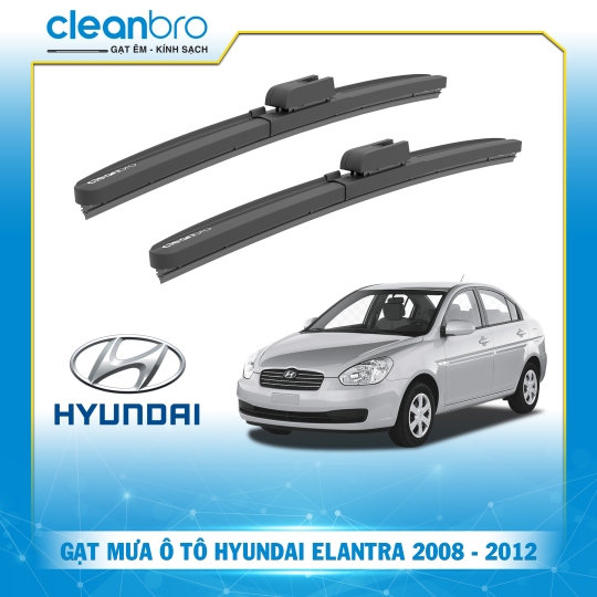 Gạt mưa ô tô hiệu ứng lá sen Hyundai Elantra [2008-2012]