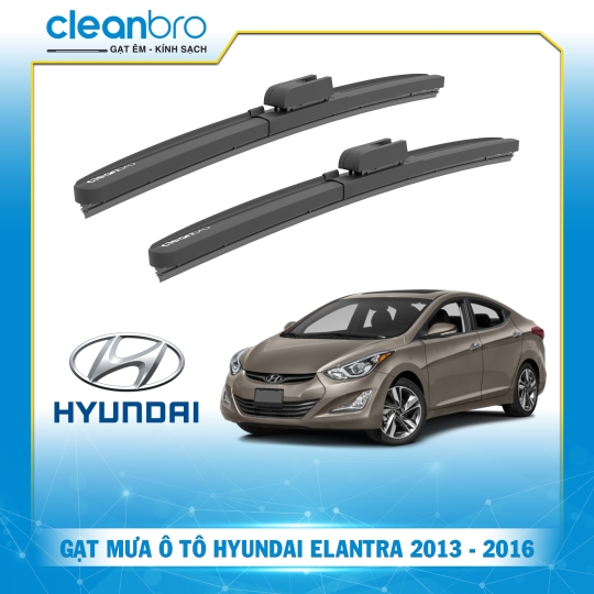 Gạt mưa ô tô hiệu ứng lá sen Hyundai Elantra [2013-2016]