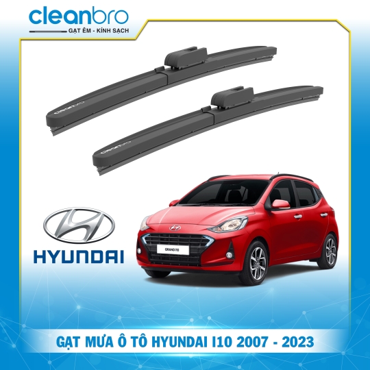 Gạt mưa ô tô hiệu ứng lá sen Hyundai i10 [2007-2023+]