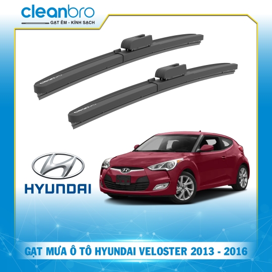 Gạt mưa ô tô hiệu ứng lá sen Hyundai Veloster [2013-2016]