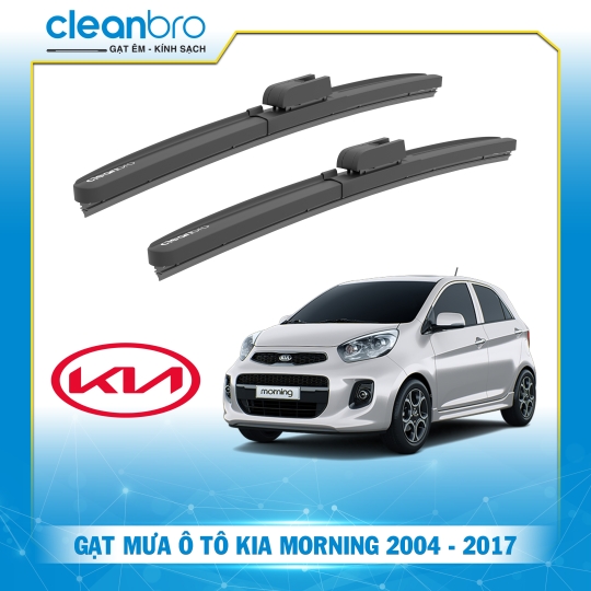Gạt mưa ô tô hiệu ứng lá sen Kia Morning [2004-2017]