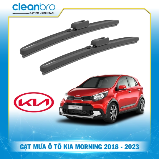 Gạt mưa ô tô hiệu ứng lá sen Kia Morning [2018-2023+]