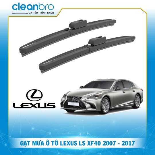 Gạt mưa ô tô hiệu ứng lá sen Lexus LS (XF40) [2007-2017]