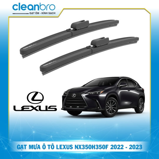 Gạt mưa ô tô hiệu ứng lá sen Lexus NX350H/350F [2022-2023+]