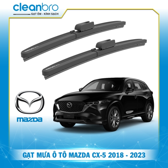 Gạt mưa ô tô hiệu ứng lá sen Mazda CX-5 [2018-2023+]