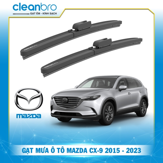 Gạt mưa ô tô hiệu ứng lá sen Mazda CX-9 [2015-2023+]