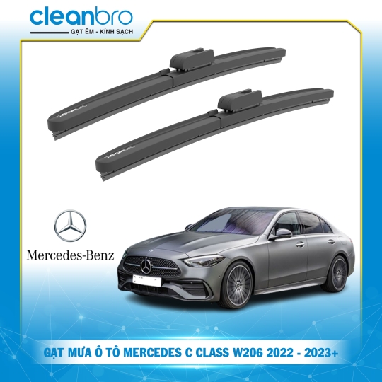 Gạt mưa ô tô hiệu ứng lá sen Mercedes C Class W206 [2022-2023+]