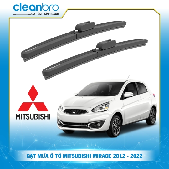 Gạt mưa ô tô hiệu ứng lá sen  Mitsubishi Mirage [2012-2022]