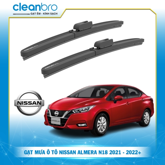 Gạt mưa ô tô hiệu ứng lá sen Nissan Almera N18 [2021-2022+]