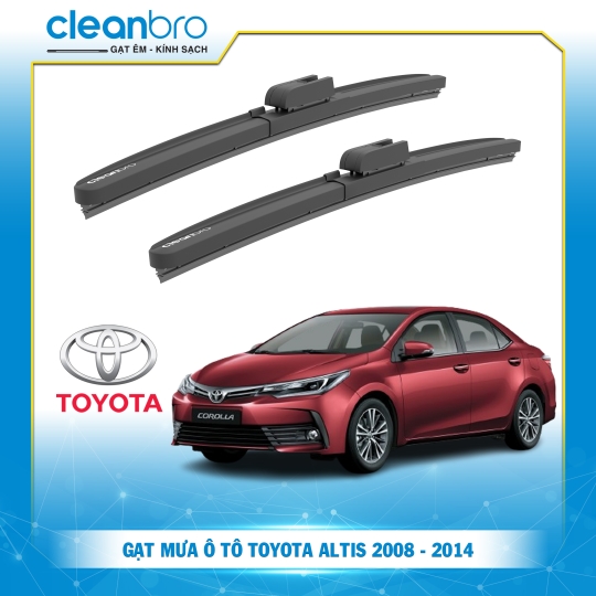 Gạt mưa ô tô hiệu ứng lá sen Toyota Altis [2008-2014]