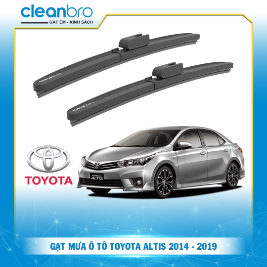 Gạt mưa ô tô hiệu ứng lá sen Toyota Altis [2014-2019]