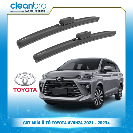 Gạt mưa ô tô hiệu ứng lá sen Toyota Avanza [2021-2023+]