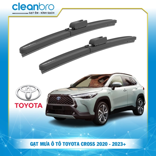Gạt mưa ô tô hiệu ứng lá sen Toyota Cross [2020-2023+]