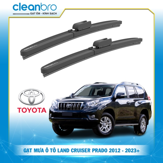 Gạt mưa ô tô hiệu ứng lá sen Toyota Land Cruiser Prado [2012-2023+]