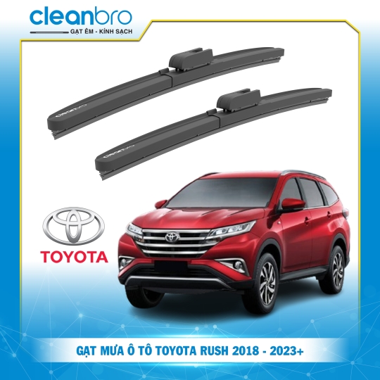 Gạt mưa ô tô hiệu ứng lá sen Toyota Rush [2018-2023+]