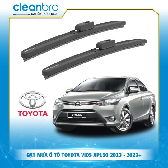 Gạt mưa ô tô hiệu ứng lá sen Toyota Vios XP150 [2013-2023+]