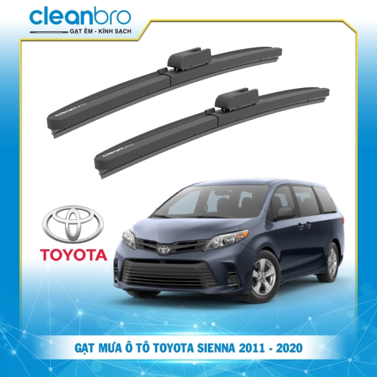 Gạt mưa ô tô hiệu ứng lá sen Toyota Sienna [2011 - 2023+]