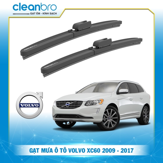 Gạt mưa ô tô hiệu ứng lá sen Volvo XC - 60 [2009 - 2017]