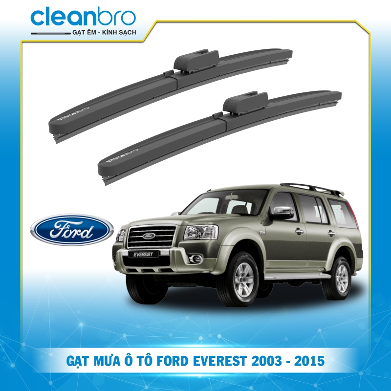 Gạt mưa ô tô hiệu ứng lá sen Ford Everest [2003-2015]