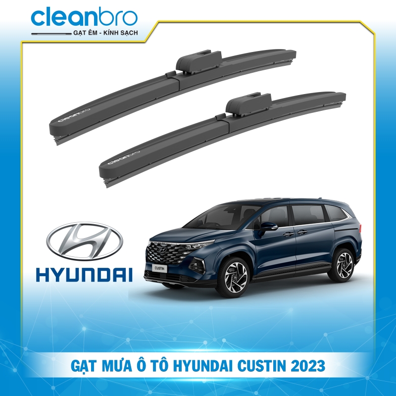 Gạt mưa ô tô hiệu ứng lá sen Hyundai Custin [2023+]