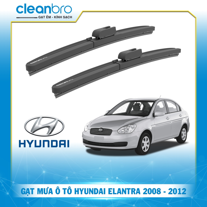 Gạt mưa ô tô hiệu ứng lá sen Hyundai Elantra [2008-2012]