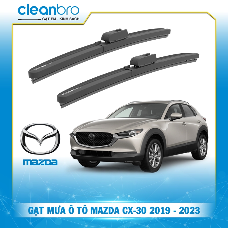 Gạt mưa ô tô hiệu ứng lá sen Mazda CX-30 [2019-2023+]