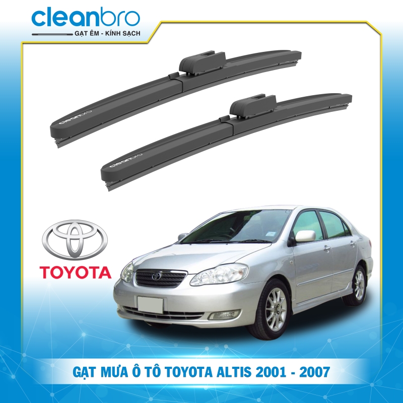 Gạt mưa ô tô hiệu ứng lá sen Toyota Altis [2001-2007]