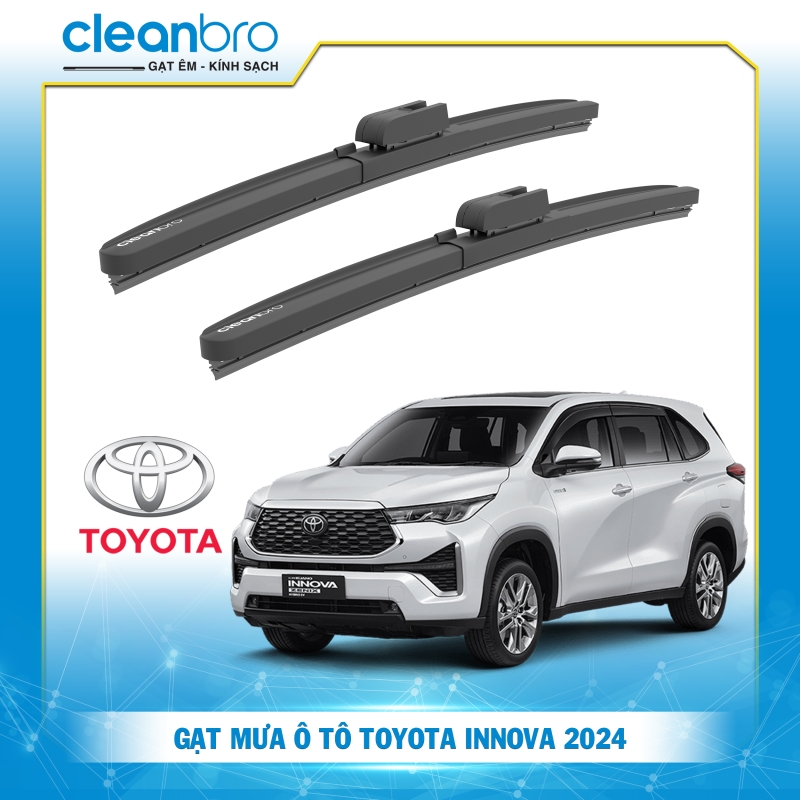 Gạt mưa ô tô hiệu ứng lá sen Toyota Innova [2024]